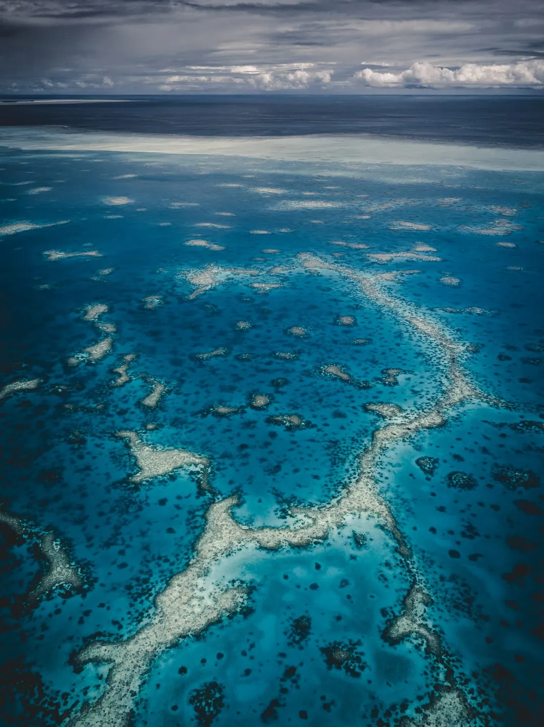 Aerial view of the Ayau islands in Raja Ampat