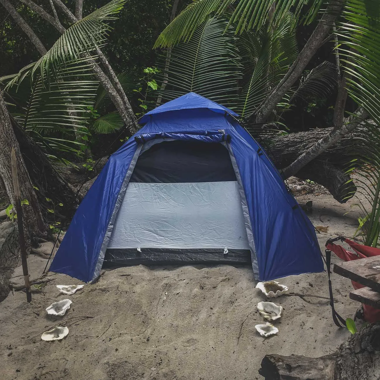 Camping on Raja Ampat's empty islands
