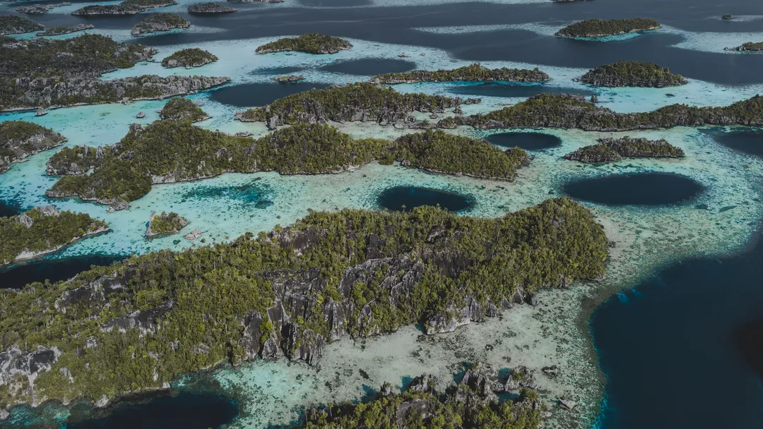 Karst islands and turquoise lagoons of Misool, Raja Ampat