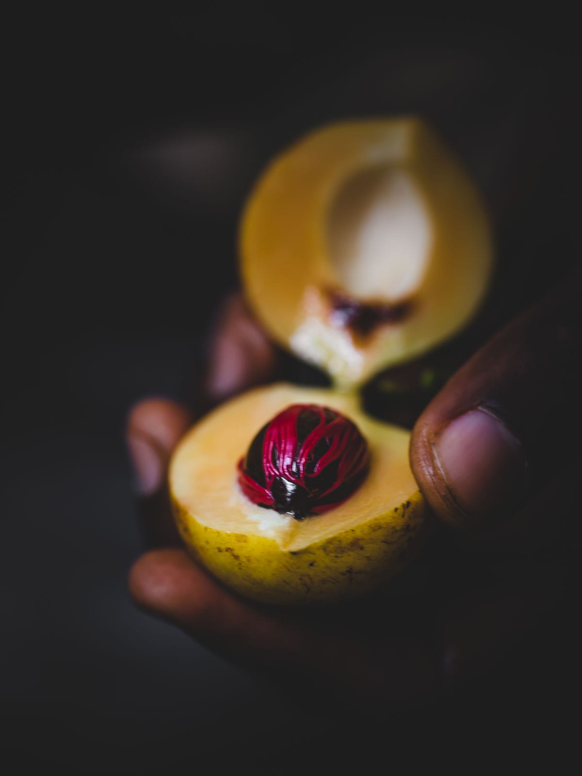 Nutmeg close up